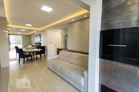 Sala de Estar de apartamento à venda com 2 quartos, 60m² em Rincão, Novo Hamburgo