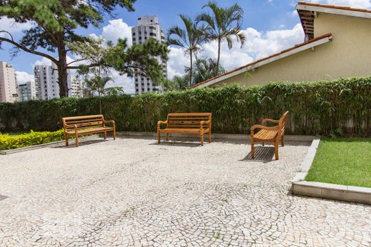 Área comum de apartamento à venda com 2 quartos, 85m² em Campo Belo, São Paulo