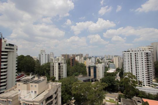 Cobertura - Área externa - Vista de apartamento à venda com 3 quartos, 380m² em Vila Andrade, São Paulo