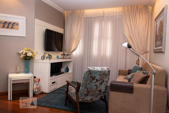 Sala de Estar - TV de apartamento à venda com 3 quartos, 316m² em Vila Ester (zona Norte), São Paulo