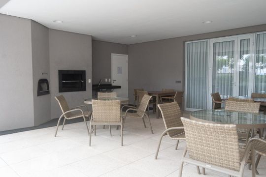 Área comum - Churrasqueira de kitnet/studio para alugar com 1 quarto, 37m² em Vila Gomes Cardim, São Paulo