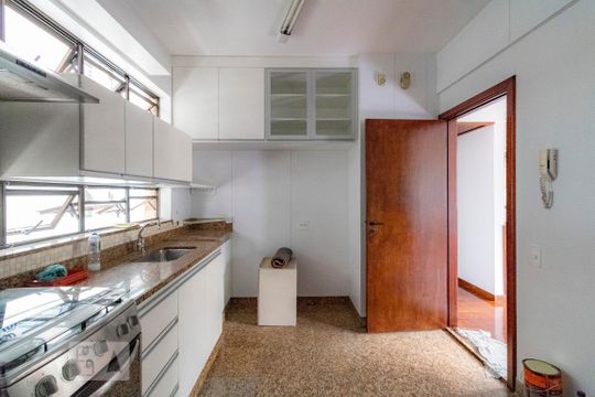 Cozinha de apartamento para alugar com 3 quartos, 100m² em Funcionários, Belo Horizonte