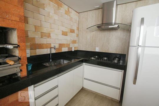 Área comum - Churrasqueira de casa de condomínio para alugar com 3 quartos, 170m² em Setor Bueno, Goiânia