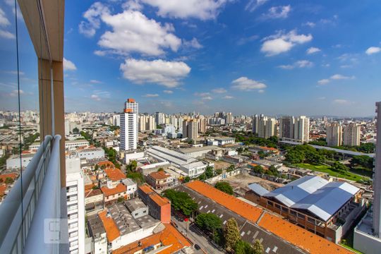 Vista da Varanda Quarto de apartamento à venda com 1 quarto, 40m² em Mooca, São Paulo
