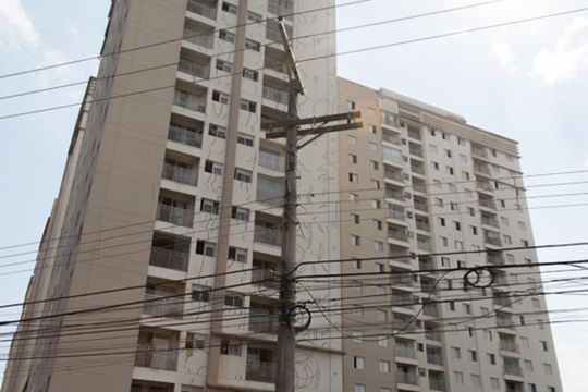 Fachada do Condomínio de apartamento para alugar com 2 quartos, 52m² em Ponte Grande, Guarulhos