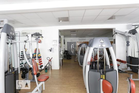 Área comum - Academia de apartamento à venda com 1 quarto, 46m² em Cerqueira César, São Paulo