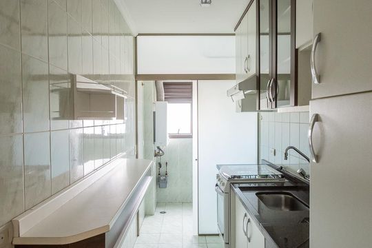 Cozinha de apartamento à venda com 3 quartos, 80m² em Dos Casa, São Bernardo do Campo