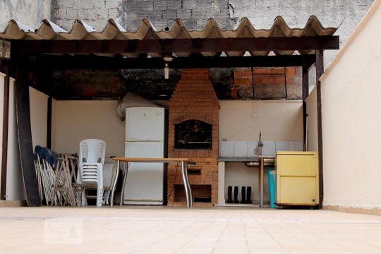 churrasqueira de casa de condomínio à venda com 2 quartos, 69m² em Vila Rui Barbosa, São Paulo