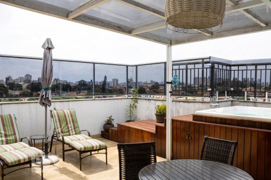 Cobertura de apartamento para alugar com 3 quartos, 160m² em Saúde, São Paulo