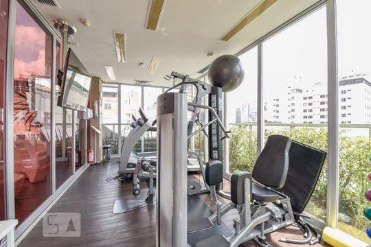 Área comum - Academia de kitnet/studio à venda com 1 quarto, 22m² em Consolação, São Paulo