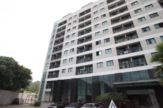 Fachada de kitnet/studio para alugar com 1 quarto, 36m² em Jacarepaguá, Rio de Janeiro