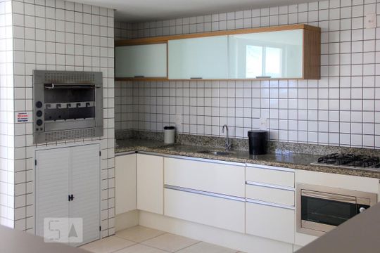 Área comum - Salão de festas de apartamento para alugar com 2 quartos, 74m² em João Paulo, Florianópolis