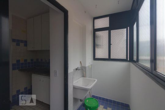 Área de Serviço de apartamento à venda com 1 quarto, 60m² em Santo Amaro, São Paulo