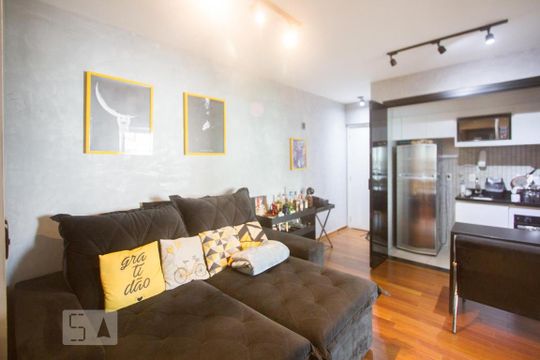 Sala de apartamento à venda com 2 quartos, 72m² em Brooklin Paulista, São Paulo