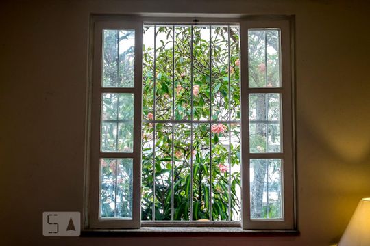 Vista da Sala para o jardim de apartamento à venda com 4 quartos, 180m² em Copacabana, Rio de Janeiro
