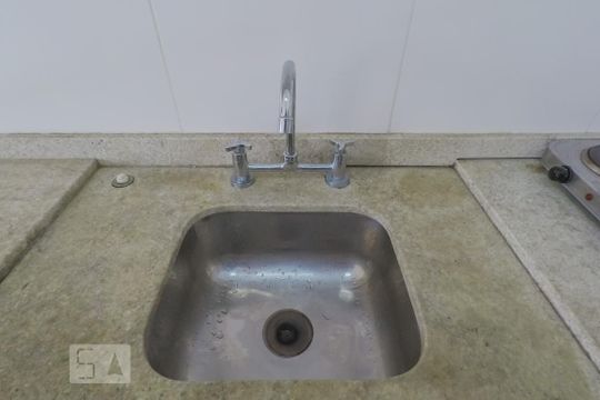 Cozinha de kitnet/studio para alugar com 1 quarto, 39m² em Vila Mariana, São Paulo