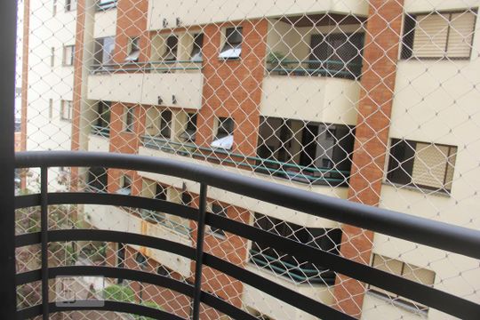 Varanda da Sala de apartamento para alugar com 1 quarto, 36m² em Vila Monte Alegre, São Paulo
