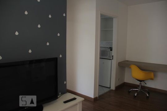 Sala de apartamento para alugar com 1 quarto, 36m² em Vila Monte Alegre, São Paulo