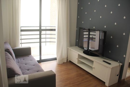 Sala de apartamento para alugar com 1 quarto, 36m² em Vila Monte Alegre, São Paulo
