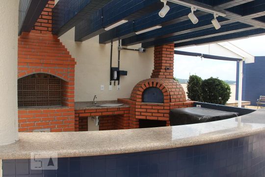 Área comum - Churrasqueira de apartamento para alugar com 1 quarto, 36m² em Vila Monte Alegre, São Paulo