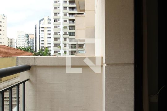 Varanda de apartamento para alugar com 1 quarto, 40m² em Indianópolis, São Paulo
