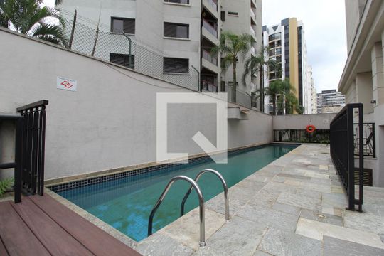 Área Comum - Piscina de apartamento para alugar com 1 quarto, 40m² em Indianópolis, São Paulo