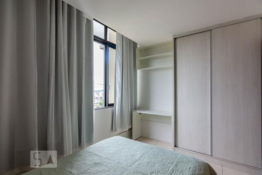 Quarto Suíte de kitnet/studio para alugar com 1 quarto, 31m² em Centro, Belo Horizonte