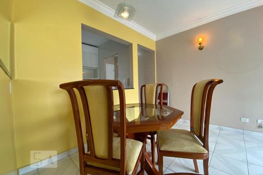 Sala de Jantar de apartamento à venda com 2 quartos, 62m² em Vila Andrade, São Paulo