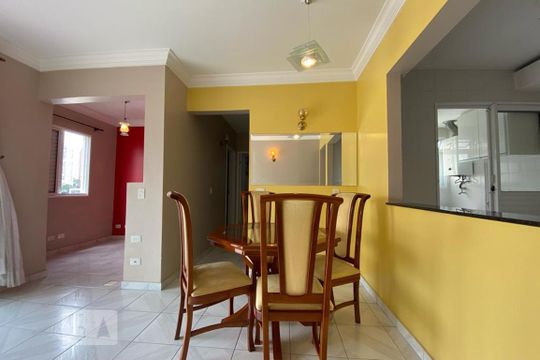 Sala de Jantar de apartamento à venda com 2 quartos, 62m² em Vila Andrade, São Paulo