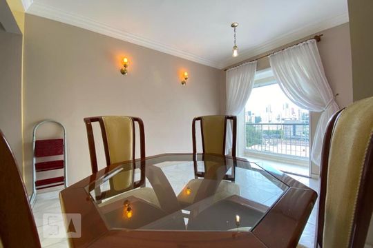 Sala de Jantar de apartamento à venda com 2 quartos, 62m² em Vila Andrade, São Paulo