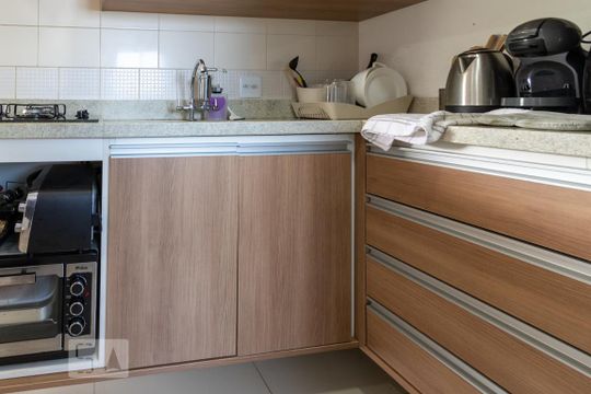 Cozinha de apartamento à venda com 3 quartos, 61m² em Vila Andrade, São Paulo