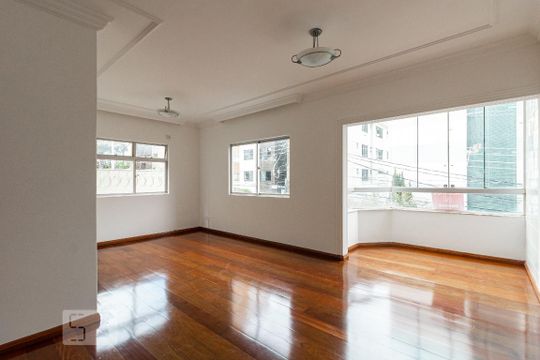 Sala de apartamento para alugar com 3 quartos, 98m² em União, Belo Horizonte