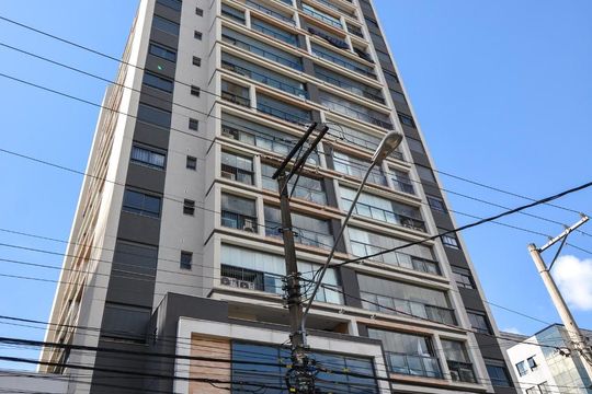 Fachada de apartamento à venda com 1 quarto, 44m² em Pinheiros, São Paulo