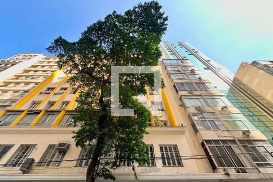 Fachada de apartamento à venda com 1 quarto, 52m² em Centro, Rio de Janeiro