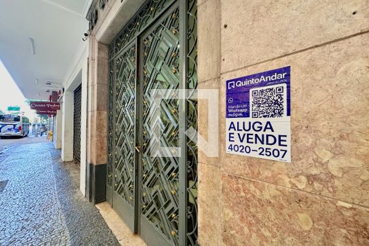 Plaquinha instalada de apartamento à venda com 1 quarto, 52m² em Centro, Rio de Janeiro