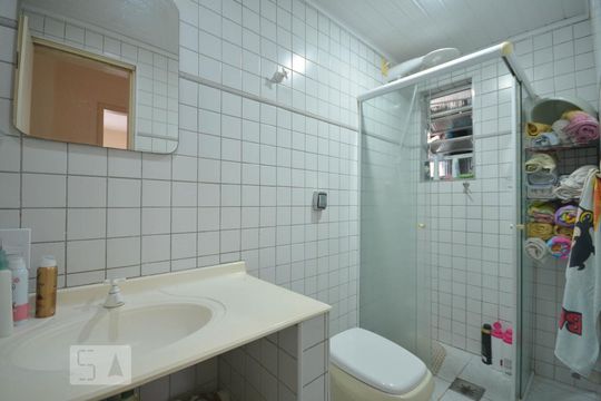 Banheiro de apartamento à venda com 3 quartos, 87m² em Jardim Patente, São Paulo