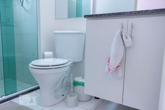 Banheiro da Suíte de apartamento à venda com 2 quartos, 57m² em Jardim Previdencia, São Paulo