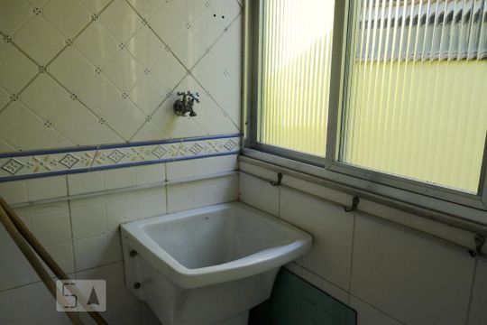 Área de serviço de apartamento à venda com 2 quartos, 55m² em Taquara, Rio de Janeiro