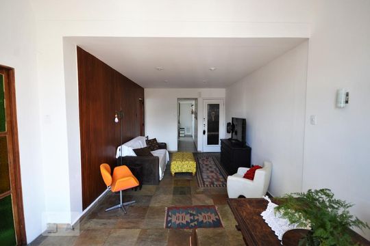 Sala de apartamento para alugar com 3 quartos, 100m² em Flamengo, Rio de Janeiro
