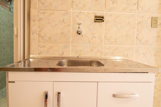 Cozinha de kitnet/studio à venda com 1 quarto, 37m² em Campos Elíseos, São Paulo