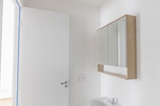 Banheiro Social de apartamento à venda com 2 quartos, 47m² em Brás, São Paulo