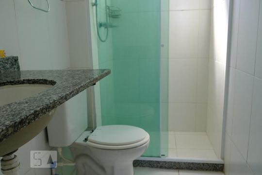 Banheiro da suíte de apartamento à venda com 3 quartos, 160m² em Pechincha, Rio de Janeiro