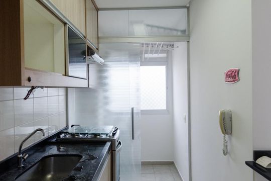 Cozinha de apartamento para alugar com 2 quartos, 59m² em Nova Petrópolis, São Bernardo do Campo
