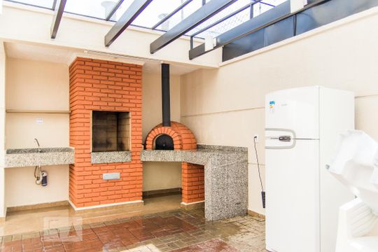 Churrasqueira de apartamento para alugar com 2 quartos, 46m² em Parque João Ramalho, Santo André