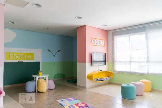 Brinquedoteca de apartamento para alugar com 2 quartos, 46m² em Parque João Ramalho, Santo André