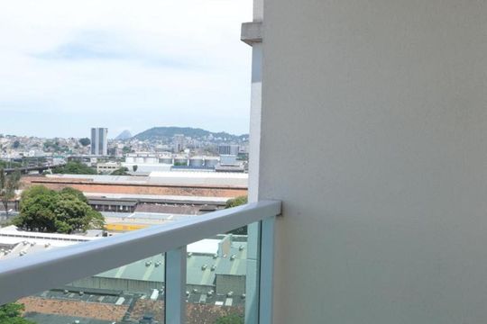 Varanda da Sala de apartamento à venda com 2 quartos, 54m² em São Cristóvão, Rio de Janeiro