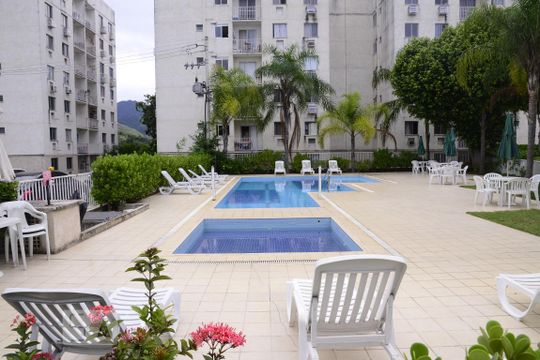Área comum - Piscina de apartamento à venda com 2 quartos, 51m² em Taquara, Rio de Janeiro
