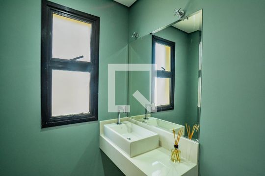 Lavabo de apartamento para alugar com 3 quartos, 136m² em Vila Gilda, Santo André