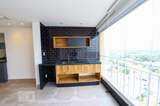 Varanda da Sala de apartamento à venda com 2 quartos, 74m² em Vila Antonieta, Guarulhos