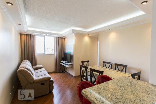 Sala de apartamento à venda com 3 quartos, 65m² em Sítio Pinheirinho, São Paulo